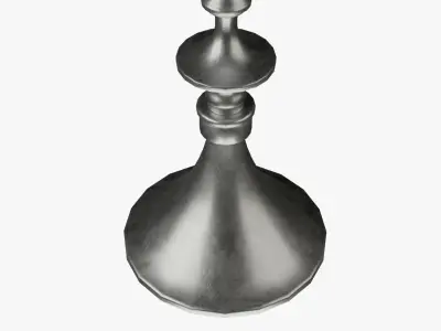 Candle Holder Low-poly 3D model