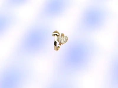 new gold   Ring 3D print model