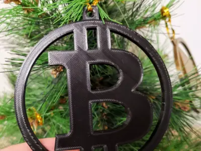 Cryptocurrency Christmas Ornaments 3D print model
