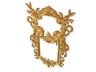 Classic decor ornament carved 68  3D model