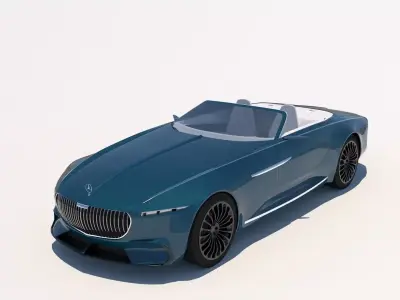 Mercedes-Benz Maybach Vision 6 Cabriolet 2018 3D model