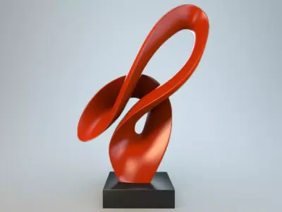 Sculpture Splash P 3D print model