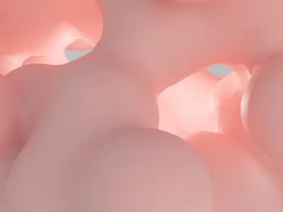 Abstract blob v3 Low-poly 3D model