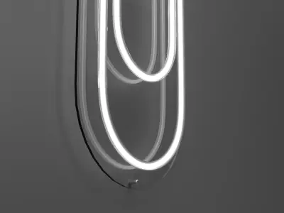Clip - Neon Sign 3D model
