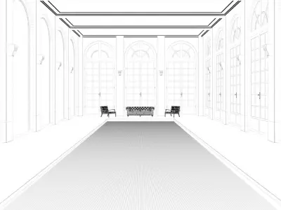 Swimming Pool Apartment 3D model