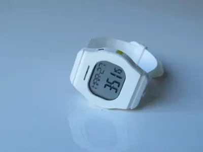 Fitness Watch with Heart Rate Sensor Free 3D print model