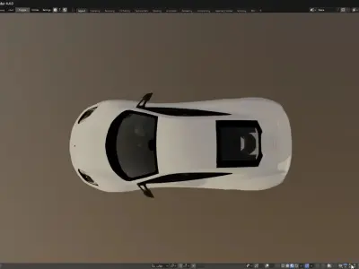 car McLaren 12c Low-poly 3D model