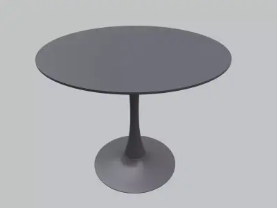Round table 3D model