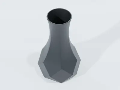 Geometric Flower Vase 3D print model