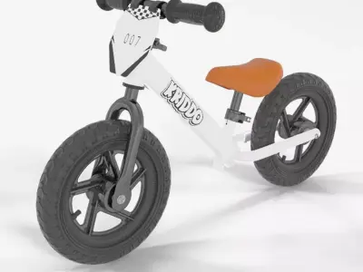 KRIDDO Toddler Balance Bike 3D model