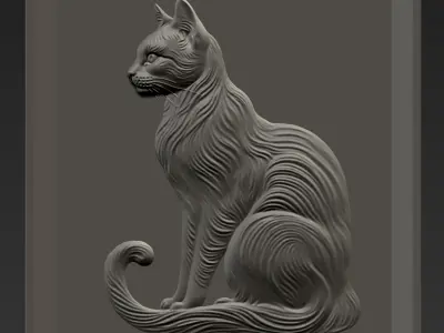Cat A50 3D print model