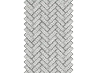 Small Green Wall Panels 3D model