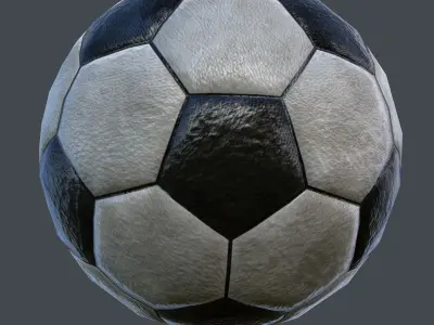 Soccer Ball Low Poly 3D model