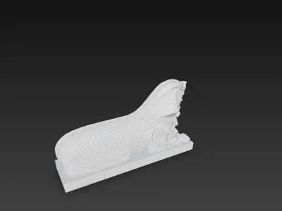 3D Printable Ancient Egyptian Sphinx Bust  3D model