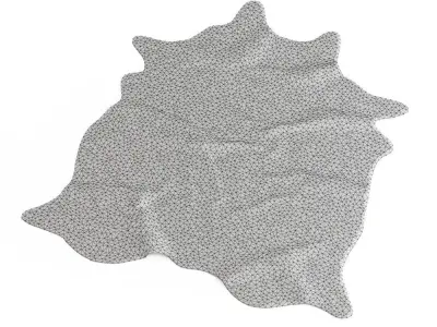 Zebra rug 02 3D model