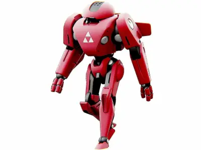 ANDROID IKAROUS Rigged for Unreal Engine - Unity - MIXAMO 3D model