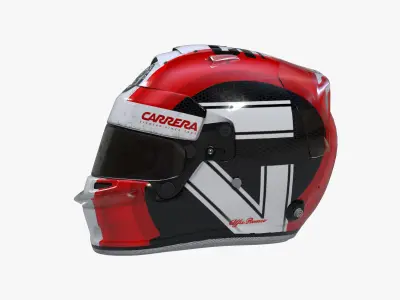 Giovinnazi helmet 2019 Low-poly 3D model