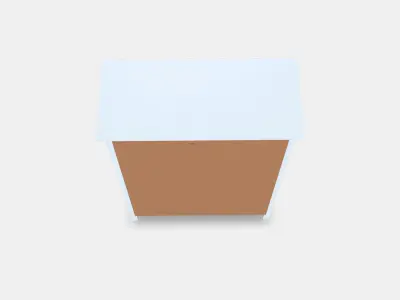 HEMNES chest of drawers with 6 drawers Low-poly 3D model