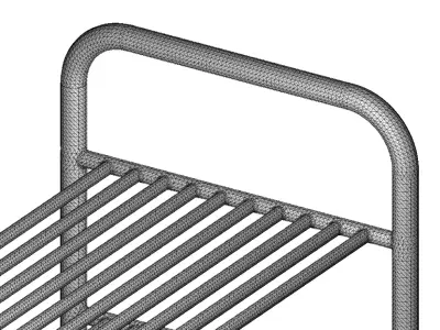 Exquisite Metal Rack 3D print model