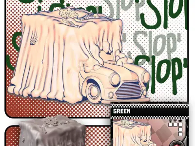 Green TUSLE FOR VICTORY 3D print model