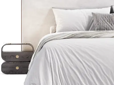 Forssa bed by Mononova 3D model