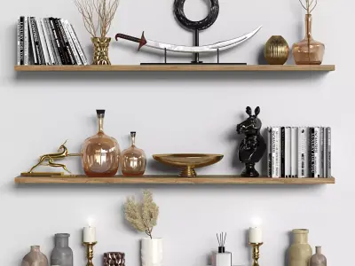 Decorative set 10 3D model