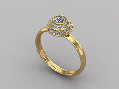 Women Ring 3DM Womens Ring 3d models 3D print model 3D print model 63