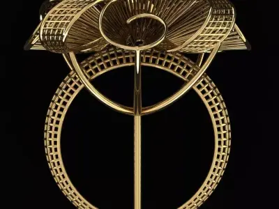 Turkish Ring 3D print model