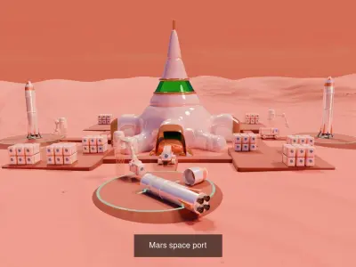 Mars collection 3D Model Pack purchase