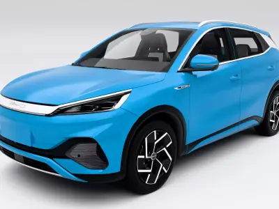 BYD Atto 3 2024 Low-poly 3D model