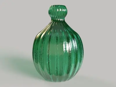 Decorative Jar for Living Room or Kitchen Decor 3D Model 3D model