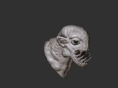 head monster demon 3D model