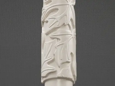 Leaf Candle 3D print model