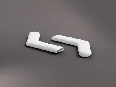 Socks flat lay stockings Clo3d Marvelous Designer 3D model