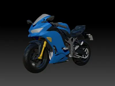 KAWASAKI ZX25R 2024 3D print model