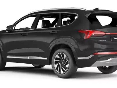 Hyundai SantaFe 2021 3D model