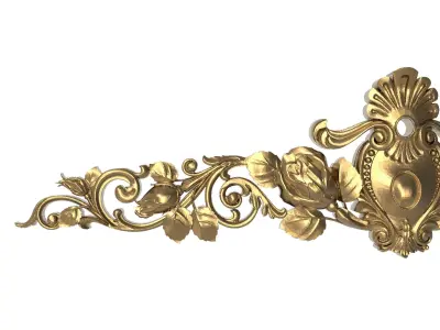 decorative pattern ready for 3D printing 3D model 44