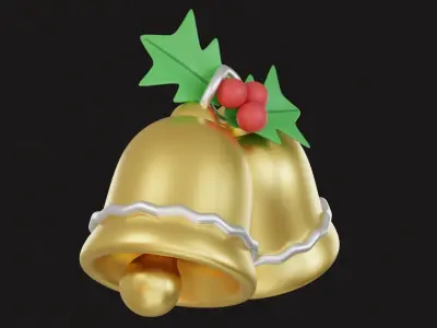Christmas Bells 3D model
