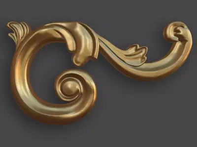 Architectural Ornaments - 5 Corners Pack 4 3D model