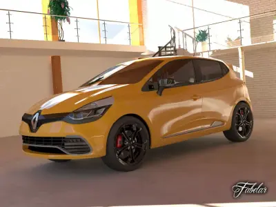 Renault Clio RS 2013 std mat 3D model