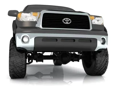 Toyota Tundra Low-poly 3D model