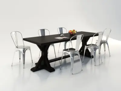  Table set decoration  3D model