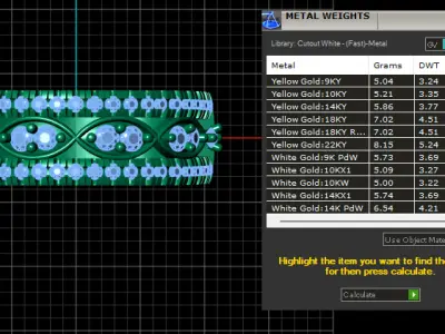 MODERN LUXURY RING 3D PRINTABLE MODEL 3D print model