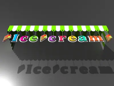 Awning 3d Model 06 3D model