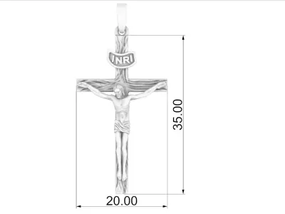 Cross model 681 3D print model