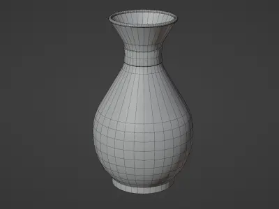 Vase 3D Model chinese Free 3D model