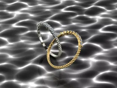 rings file 3D 3D print model