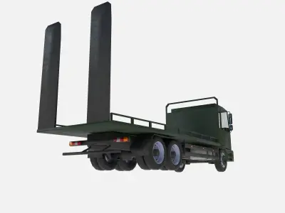 platform truck Low-poly 3D model purchase