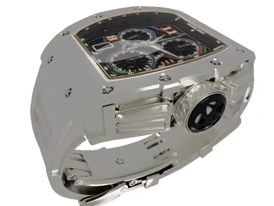 Richard Mille  watch 3d model 3D model