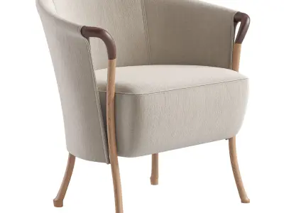 Armchair PROGETTI 63230 By Giorgetti 3D model